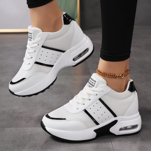 2025년 봄 가을 신상 아빠슈즈 두꺼운 밑창 플랫폼 키높이 캐주얼 운동화