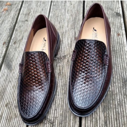 YISER 프리미엄 남성 간지 수제화 로퍼 캐주얼화 겸용 천연소가죽 수제 바느질